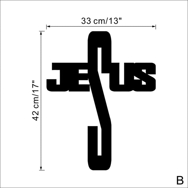 Christian Jesus Cross Art Home Decor