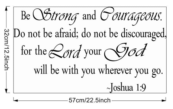 Christian Jesus Inspirational Quotes Wall Decal