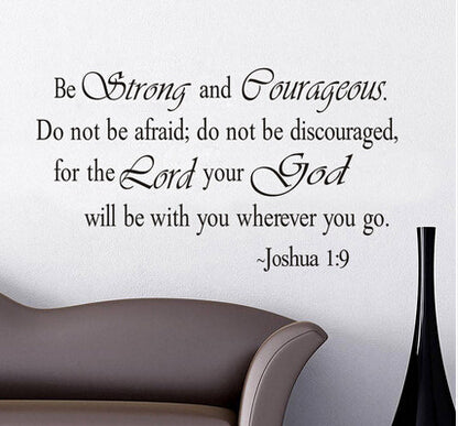 Christian Jesus Inspirational Quotes Wall Decal