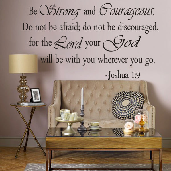 Christian Jesus Inspirational Quotes Wall Decal