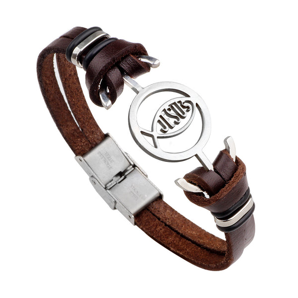 Jesus Fish Christian Bracelet