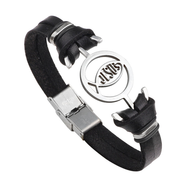 Jesus Fish Christian Bracelet