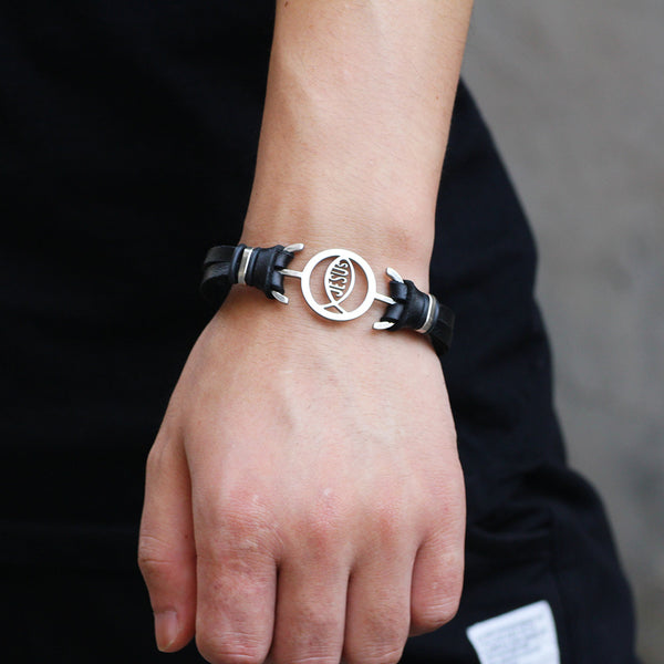 Jesus Fish Christian Bracelet