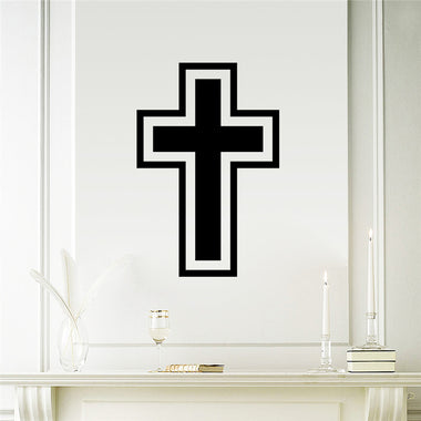 Christian Cross Wall Sticker