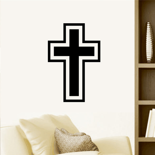 Christian Cross Wall Sticker