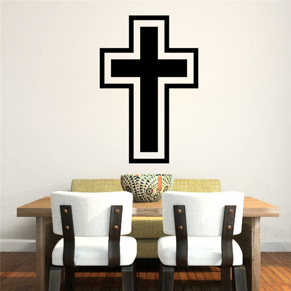Christian Cross Wall Sticker