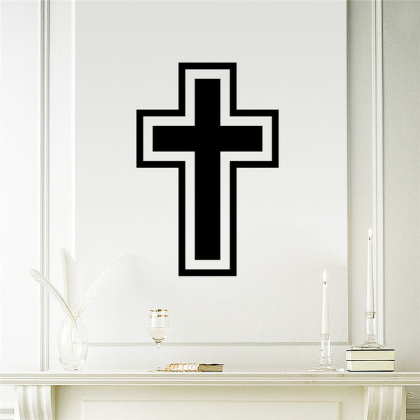 Christian Cross Wall Sticker