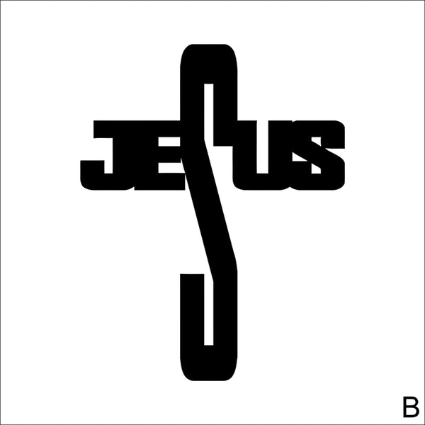 Christian Jesus Cross Wall Stickers
